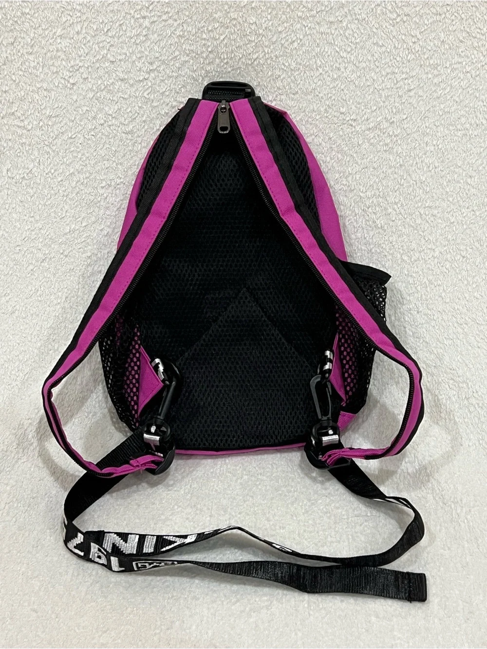 Convertible Purple Sling Bag Crossbody Backpack
